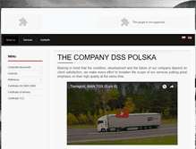 Tablet Screenshot of dss-polska.eu